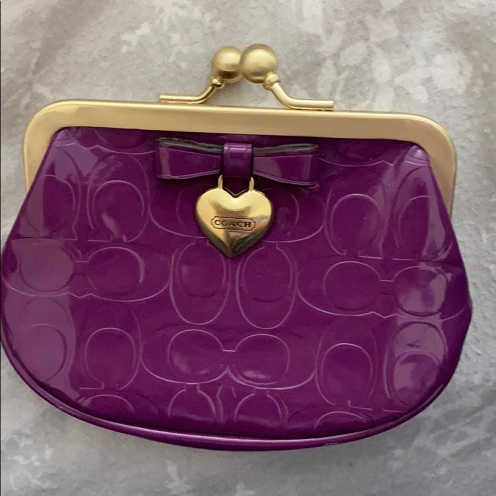 coach change purse